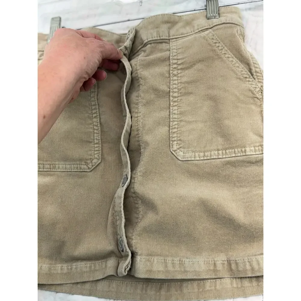 Girls L (10-12) old navy button down corduroy skirt